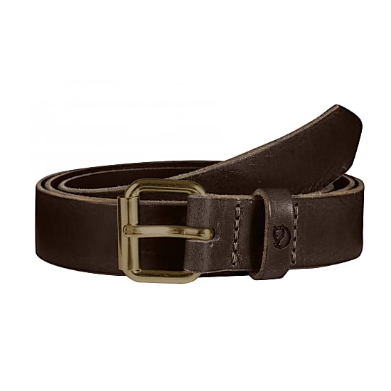 Fjallraven SINGI BELT 2.5 CM, Leather Brown