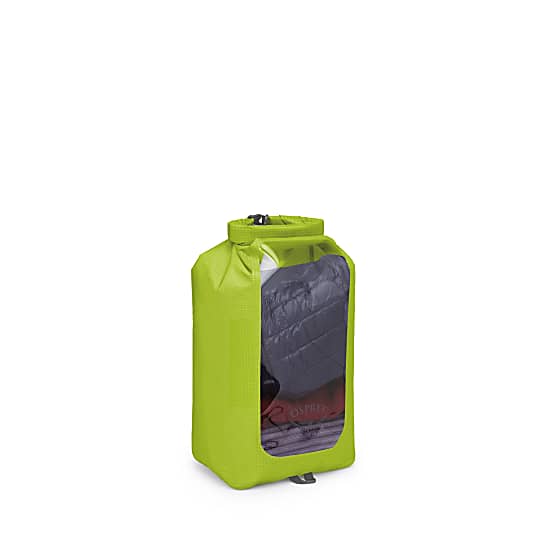 Osprey ULTRALIGHT DRY SACK W/WINDOW 20L, Limon Green