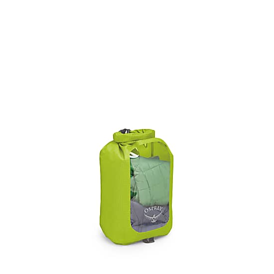 Osprey ULTRALIGHT DRY SACK W/WINDOW 12L, Limon Green