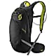 Scott PERFORM HY 16 PACK, Caviar Black - Sulphur Yellow