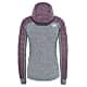 The North Face W THERMOBALL GORDON LYONS HOODIE, Black Plum - Vaporous Grey Heather