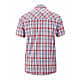 Maier Sports M LORENSIS S/S OVERSIZE, Red - Grey Check