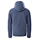 The North Face M BLOCKED TKA 100 FZ HOODIE, Vintage Indigo - Rococco Red