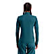 Mons Royale Merino W REDWOOD WIND JERSEY (PREVIOUS MODEL), Deep Teal