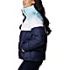 Columbia W PUFFECT COLOR BLOCKED JACKET, Nocturnal - White - Spring Blue