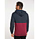 SOMWR M SOMWR HOODIE, India Ink Blue - Rhubarb Red