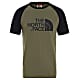 The North Face M S/S RAGLAN EASY TEE, Burnt Olive Green