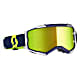 Scott FURY GOGGLE, Blue - Grey - Yellow Chrome Works