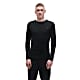On Running M MERINO LONG-T, Black