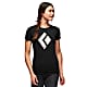 Black Diamond W CHALKED UP TEE, Black