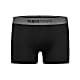 Super.Natural M BASE BOXER DOUBLE PACK, Jet Black Melange - Navy Blazer Melange