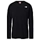 The North Face W L/S SIMPLE DOME TEE, TNF Black