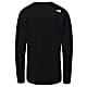The North Face W L/S SIMPLE DOME TEE, TNF Black