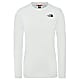 The North Face W L/S SIMPLE DOME TEE, TNF White