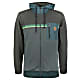 Alprausch M GIPFEL GERRY TECHNICAL HOODIE, Black Forest Melange