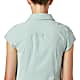 Columbia W SATURDAY TRAIL II STRETCH PRINT SHORT SLEEVE SHIRT, New Mint End on End Grid