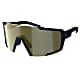 Scott SHIELD SUNGLASSES, Submariner Blue - Gold Chrome