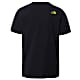 The North Face M S/S EASY TEE, Aviator Navy - Citronelle Green