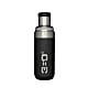 360 Degrees VACUUM INSULATED STAINLESS FLASK WITH  POT THROUGH CAP 750ML, Black