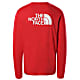 The North Face M L/S EASY TEE, Rococco Red