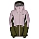 Scott W VERTIC 3L JACKET, Cloud Pink - Fir Green