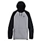 Burton M CROWN WEATHERPROOF FLEECE PULLOVER, Gray Heather - True Black