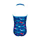 Color Kids GIRLS SWIMSUIT WITH HEADBAND (PREVIOUS MODEL), Blue Sapphire