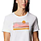 Columbia W SUN TREK SS GRAPHIC TEE, White - Painted Hills