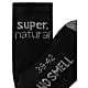 Super.Natural COSY SOCKS 2-PACK, Jet Black - Vapor Grey
