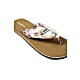 ONeill W DITSY SUN BLOOM SANDALS, White Tropical Flower