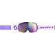 Scott SHIELD GOGGLE, Lavender Purple - Enhancer Teal Chrome