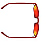 Scott RIFF SUNGLASSES, Merlot Red - Red Chrome Eco
