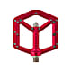 Spank SPIKE REBOOT FLAT PEDAL, Red