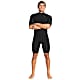 Quiksilver M EVERYDAY SESSIONS 2/2 SS CHEST ZIP SPRINGSUIT, Black