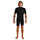 Quiksilver M EVERYDAY SESSIONS 2/2 SS BACK ZIP SPRINGSUIT, Black
