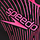 Speedo W MEDLEY LOGO 1 PIECE, Black - Electric Pink