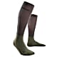 CEP M INFRARED RECOVERY COMPRESSION SOCKS TALL, Forest Night