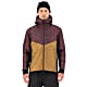 Mons Royale M ARETE WOOL INSULATION HOOD (PREVIOUS MODEL), Toffee - Wine