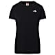 The North Face W S/S SIMPLE DOME TEE, TNF Black