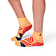 On Running W MID SOCK, Coral - Navy