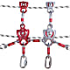 Camp TETHYS PRO, Silver - Red