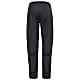Vaude WOMENS FLUID FULL-ZIP PANTS, Black