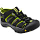 Keen KIDS NEWPORT H2, Black - Lime Green