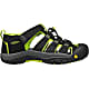 Keen KIDS NEWPORT H2, Black - Lime Green