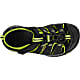 Keen KIDS NEWPORT H2, Black - Lime Green