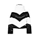 Goldbergh W COURAGE SKI JACKET, Black - White