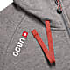 Ocun W HOODIE ZIPPER, Grey Paloma - Silver Scone