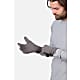 Barts FLEECE GLOVES, Heather Grey