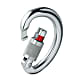Petzl OMNI SCREW LOCK, Silber