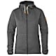 Fjallraven W OVIK FLEECE HOODIE, Dark Grey